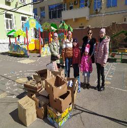 Детский сад МБДОУ N73 принял участие в экологической акции "Мир экологии", которая проводится по инициативе платформы "Талант". 